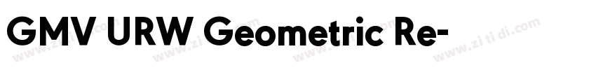 GMV URW Geometric Re字体转换